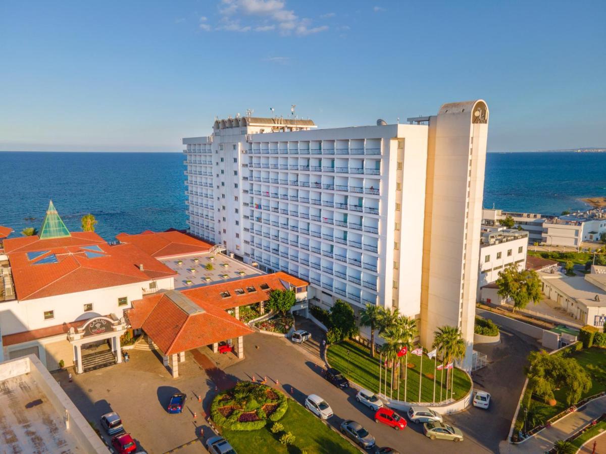 Salamis Bay Conti Resort Hotel & Casino Фамагуста Екстер'єр фото Aerial view of the hotel