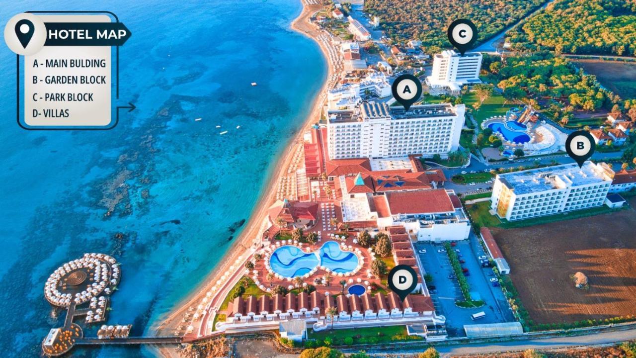 Salamis Bay Conti Resort Hotel & Casino Фамагуста Екстер'єр фото Hotels in the resort
