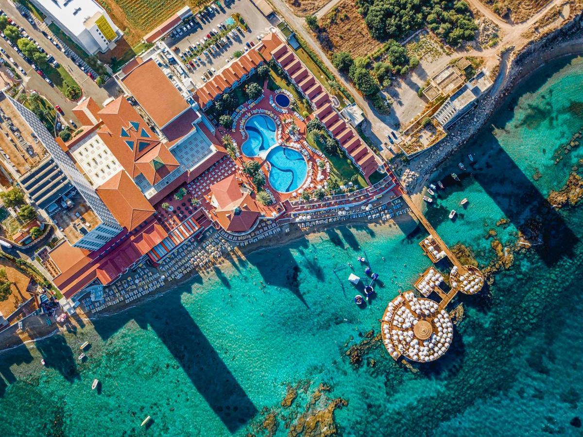 Salamis Bay Conti Resort Hotel & Casino Фамагуста Екстер'єр фото Aerial view of the resort